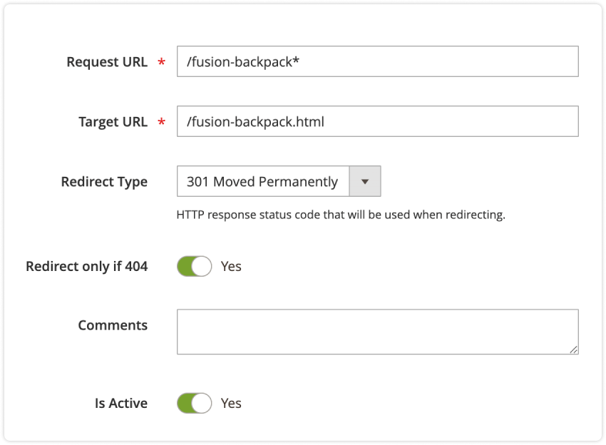 Setting up redirects in Mirasvit SEO Suite Ultimate extension for Magento 2.