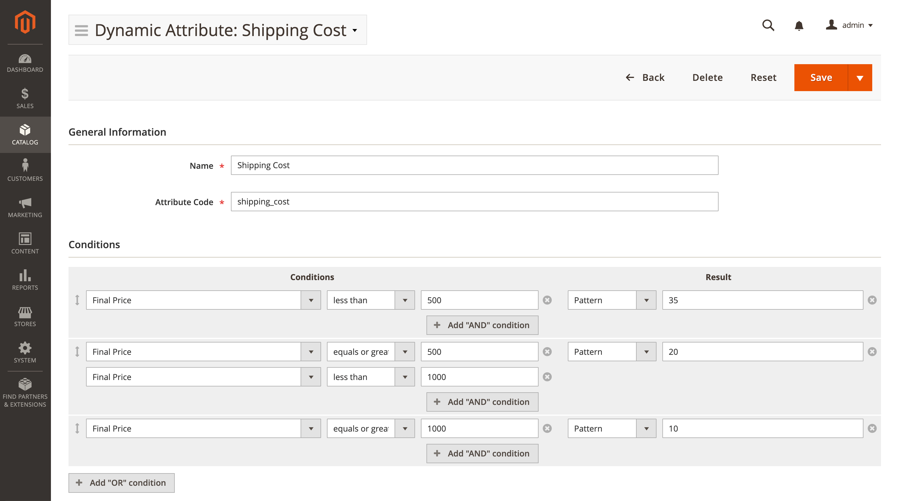 Dynamic Attribute